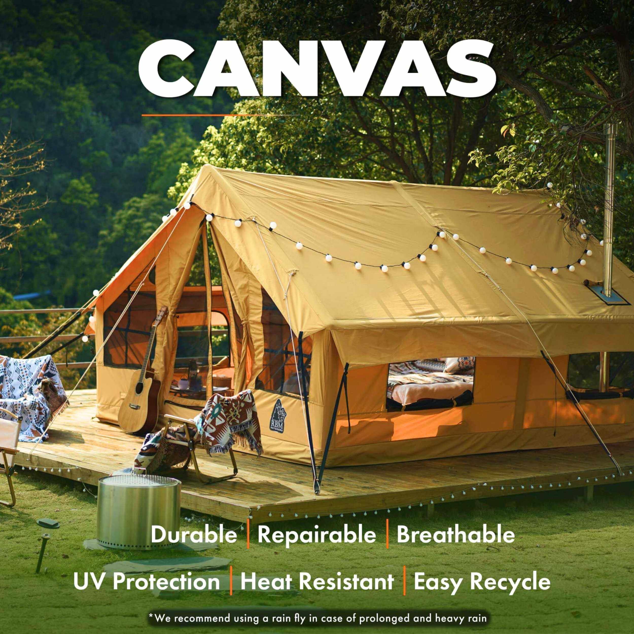 RBM Outdoors Panda Large - Inflatable tent for 2-6 person (Sunny Beige) | Backcountry Sportsman