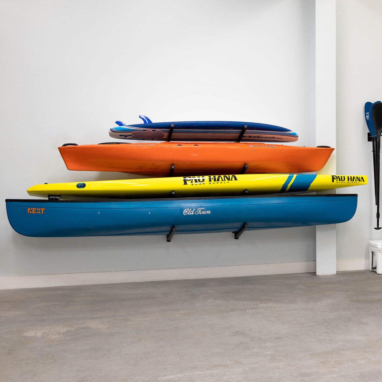 Kona SUP & Surfboard Storage | Indoor Adjustable Rack | 4 Level | Backcountry Sportsman