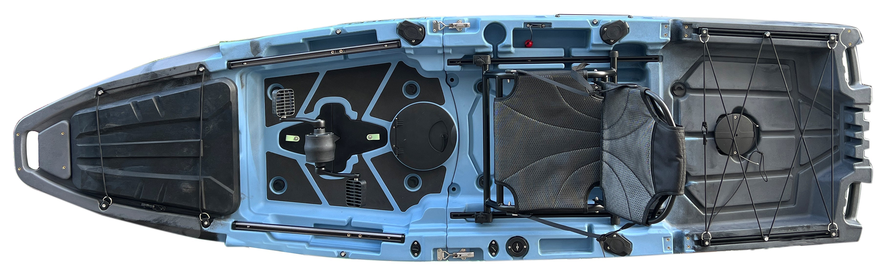 10ft Recon Modular Prop Drive Pedal Fishing Kayak | 430lbs Capacity | 2 Piece