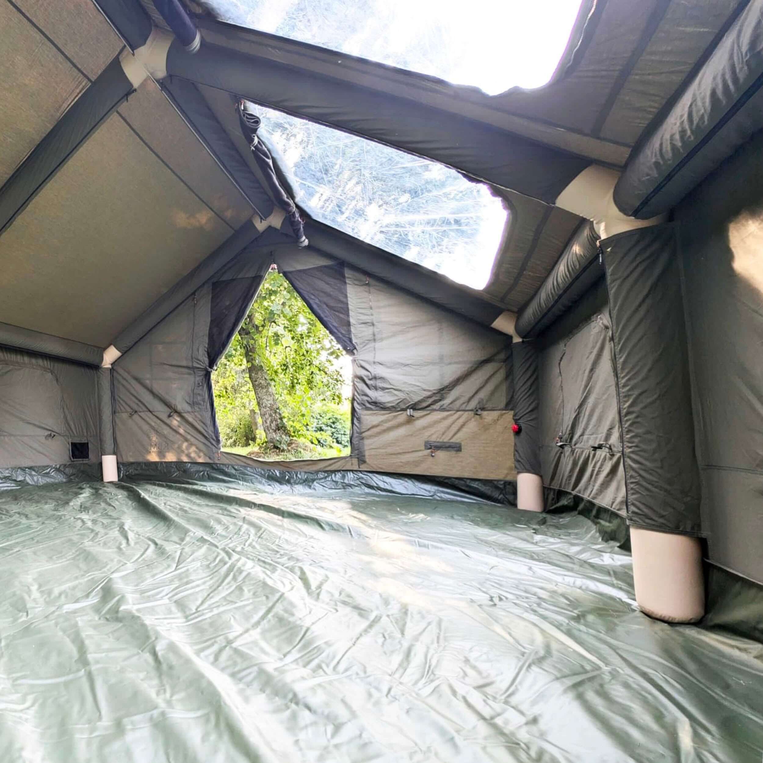 RBM Inflatable tent Panda Large Forest Green for 2-6 person | Backcountry Sportsman