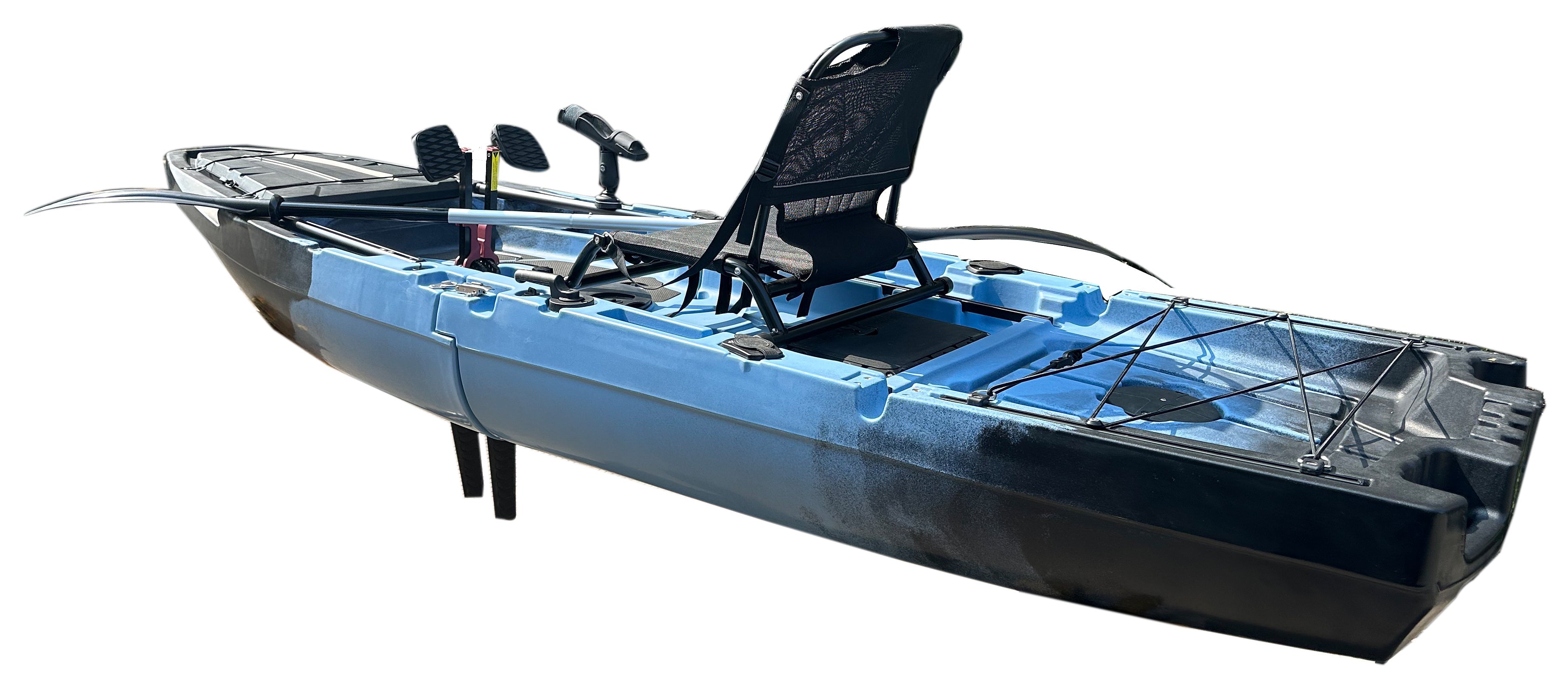 10ft Recon Modular Fin Drive Pedal Fishing Kayak | 430lbs Capacity | 2 Piece