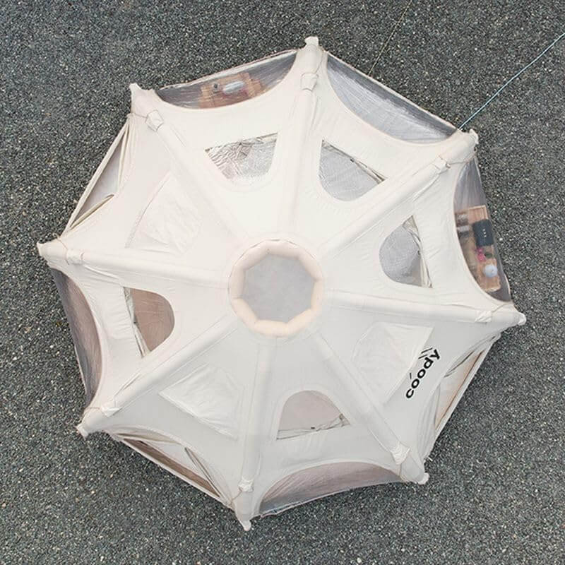 Coody Aurora Dome | RBM Outdoors Inflatable tent Octopus Beige for 2-4 person | Backcountry Sportsman