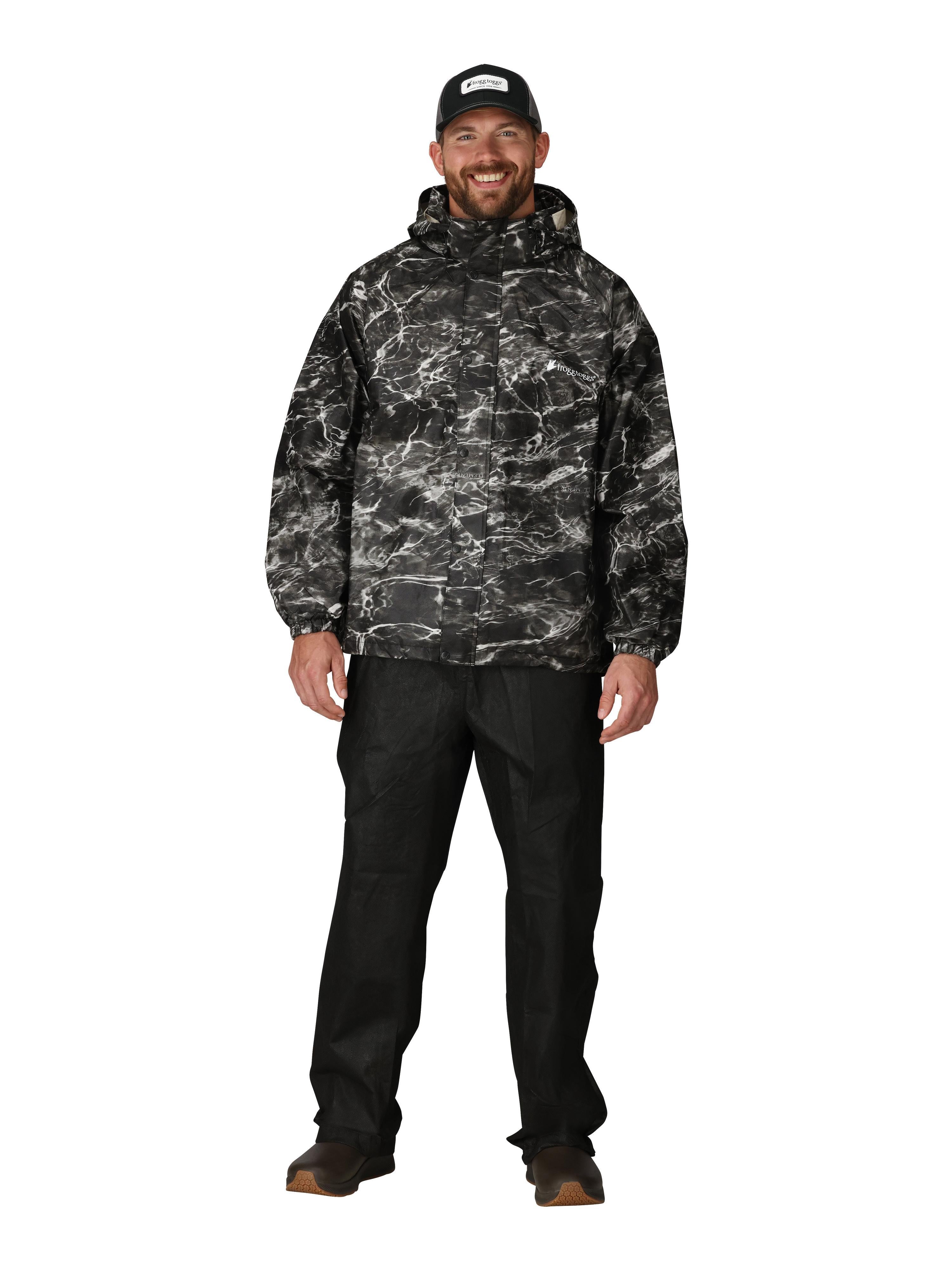 Men's Classic All-Sport Rain Suit | MO Elements/Blacktip/Black Pants