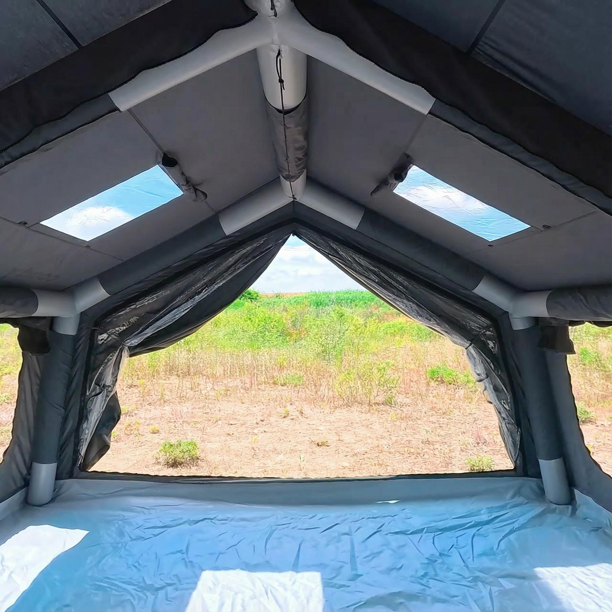 Coody 13.6 (Koala-5) Gray Inflatable Tent House for Camping (2-8 person) | Backcountry Sportsman