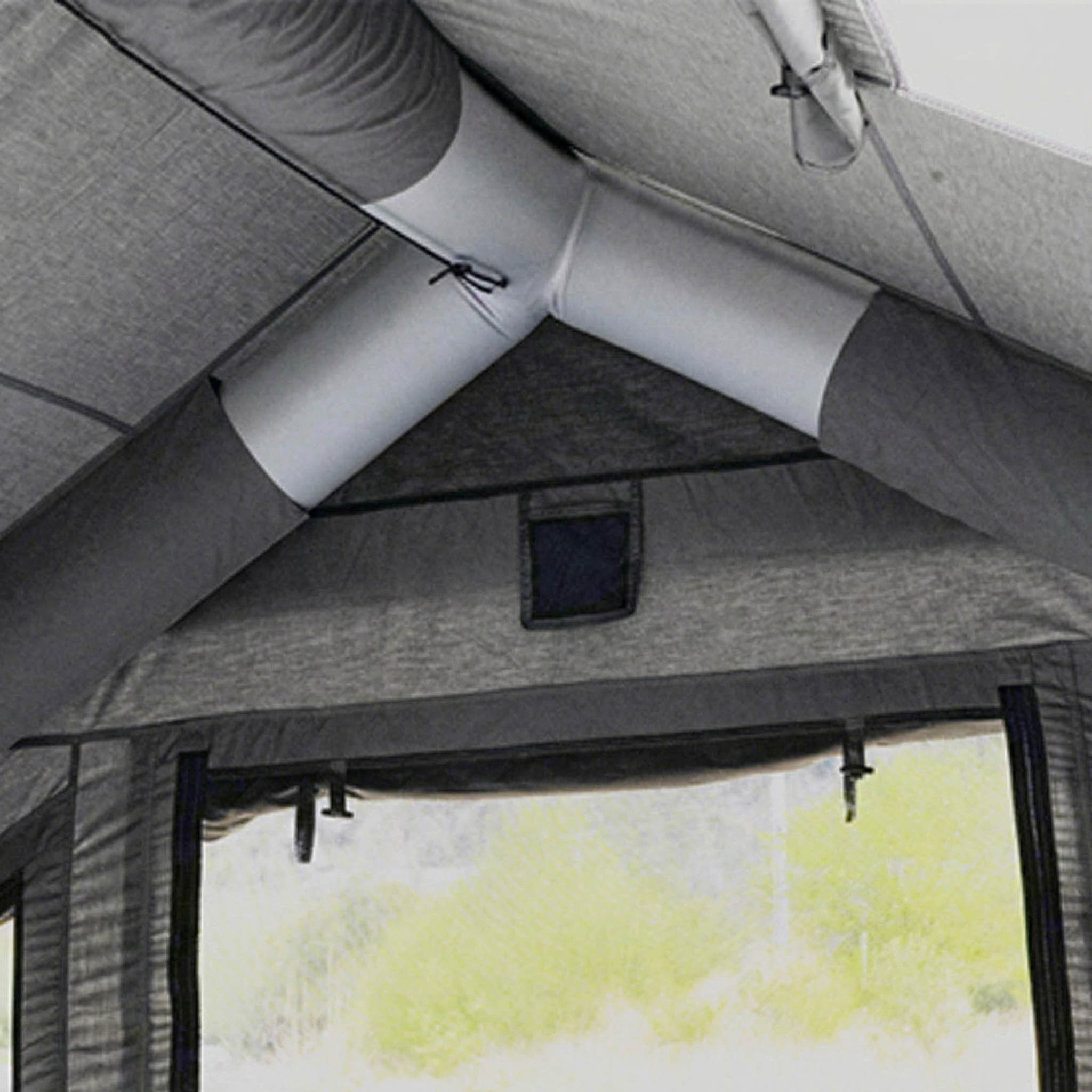 Coody 8.0 Gray - Inflatable Tent House for Camping 1-4 person | Backcountry Sportsman