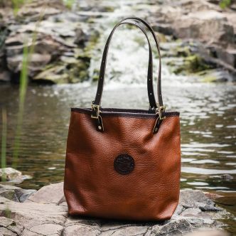 Bison Leather Travel Tote | Backcountry Sportsman