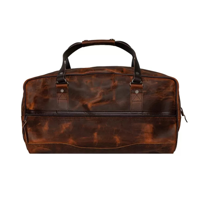 Heritage Leather Weekender Duffel | Backcountry Sportsman