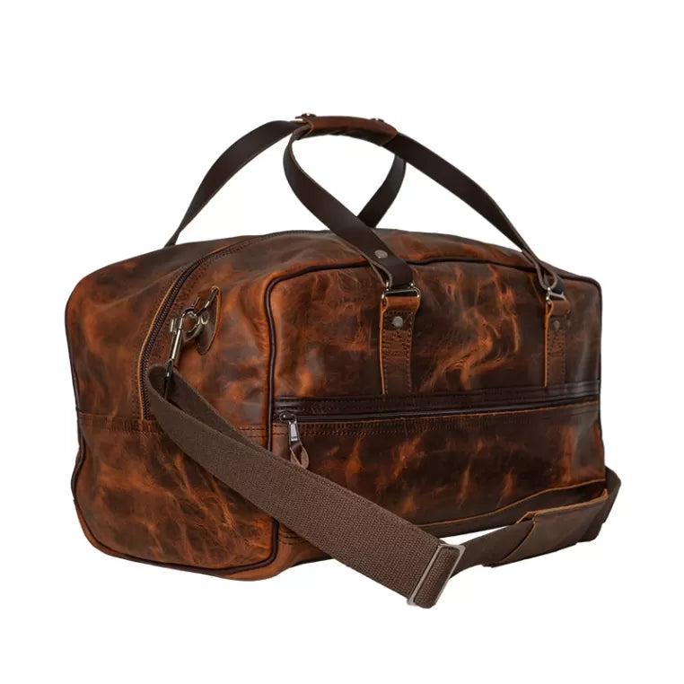 Heritage Leather Weekender Duffel | Backcountry Sportsman