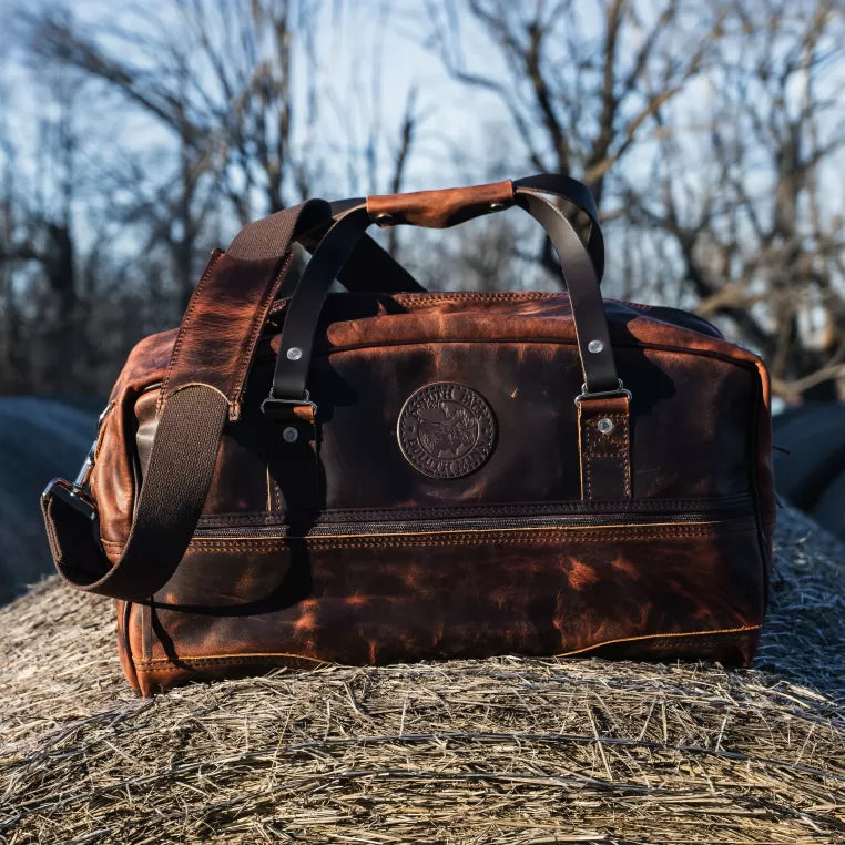 Heritage Leather Weekender Duffel | Backcountry Sportsman