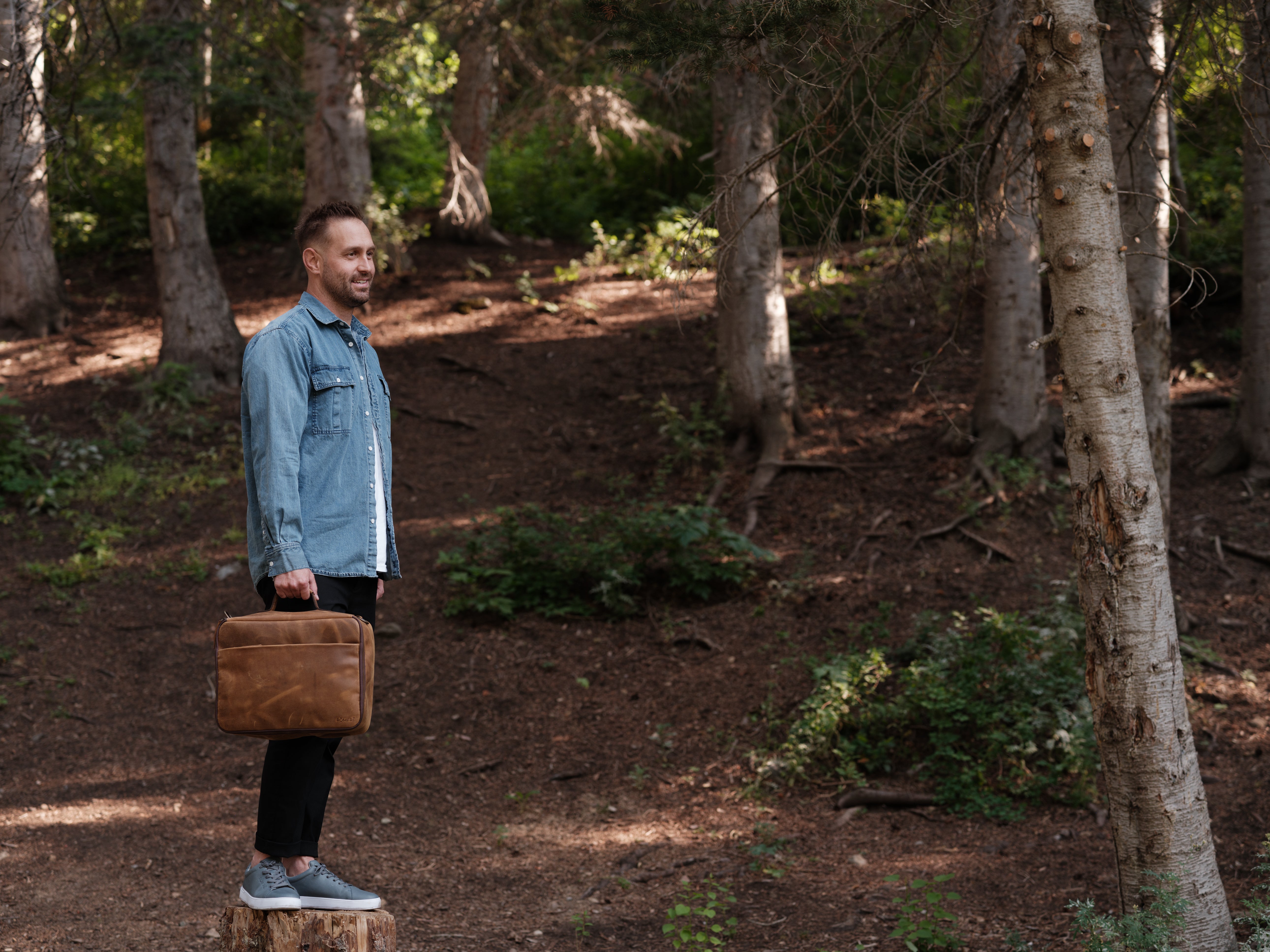 Kenai Leather CPAP Travel Bag