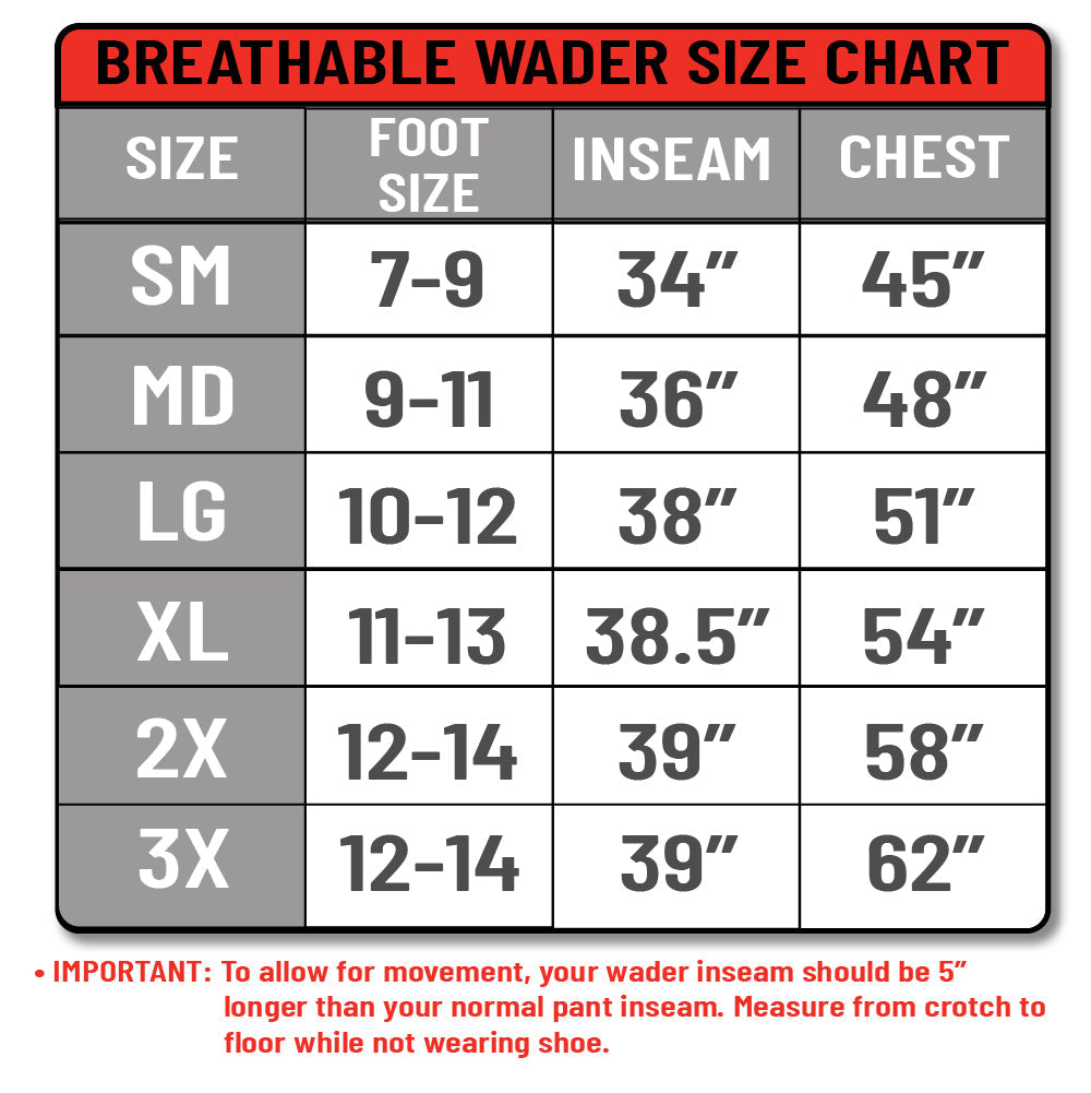 DEEP EDDY Breathable Chest Wader | Backcountry Sportsman