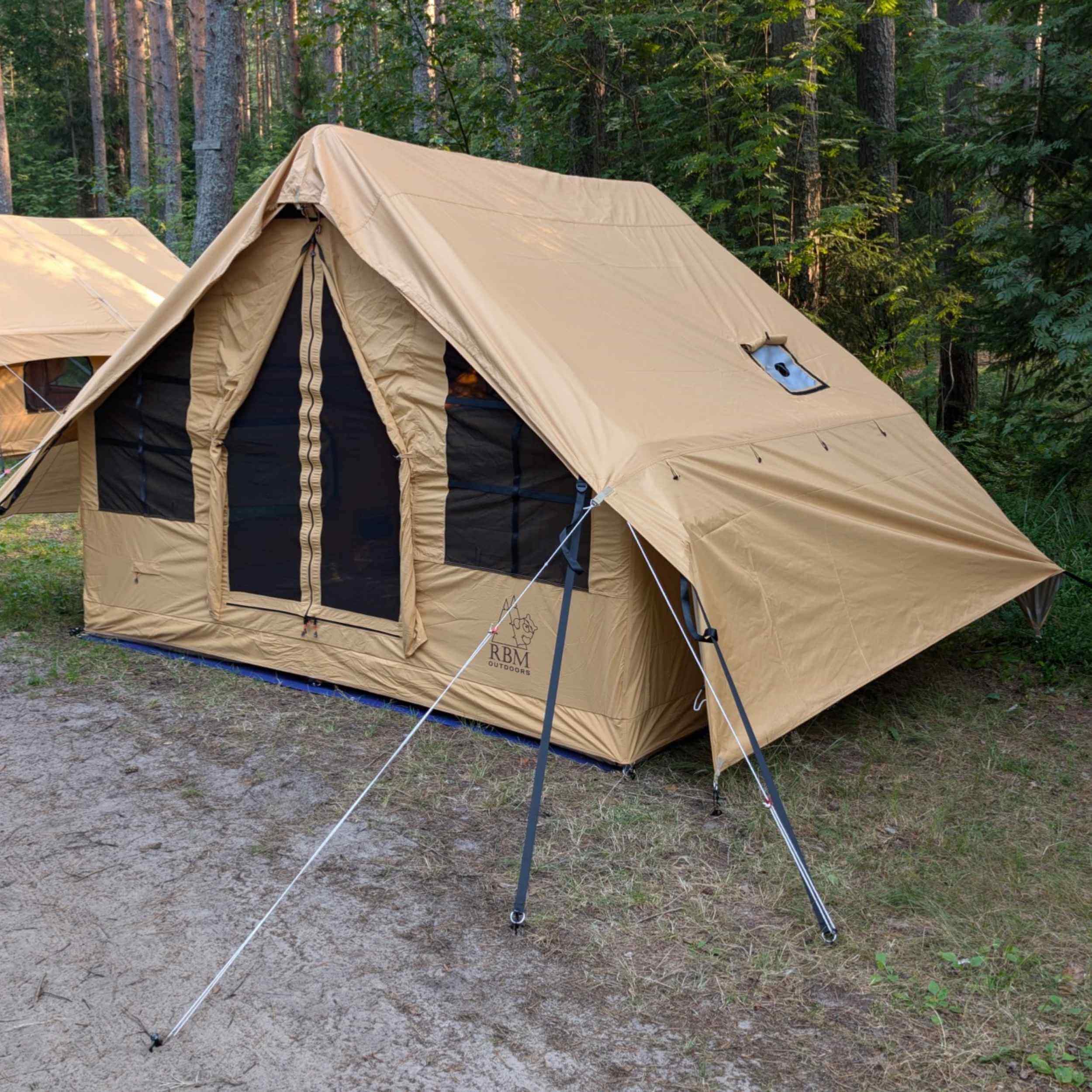 RBM Inflatable tent Panda Medium Sunny Beige for 1-4 person | Backcountry Sportsman