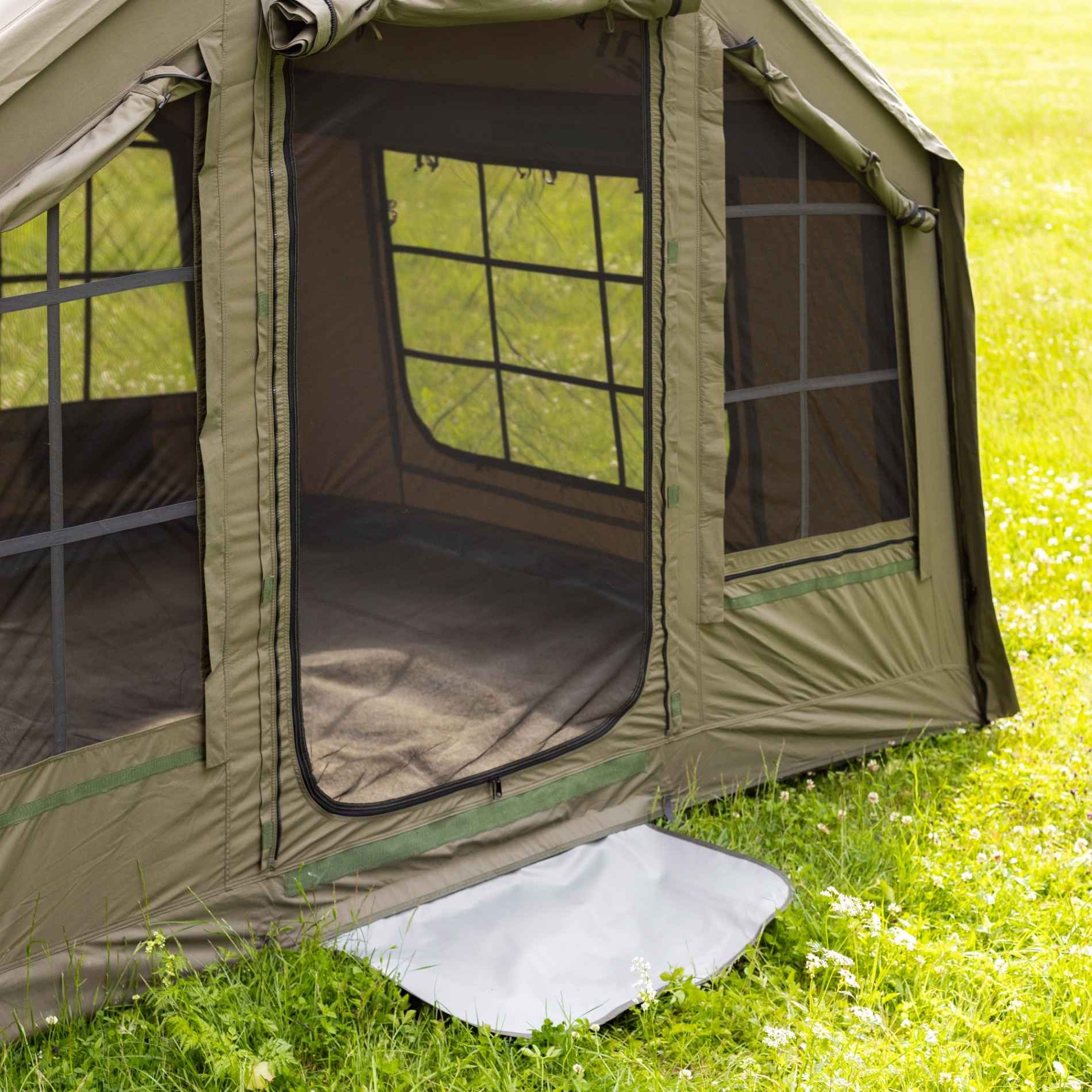 Coody 8.0 Forest Green - Inflatable Tent House for Camping 1-4 person | Backcountry Sportsman