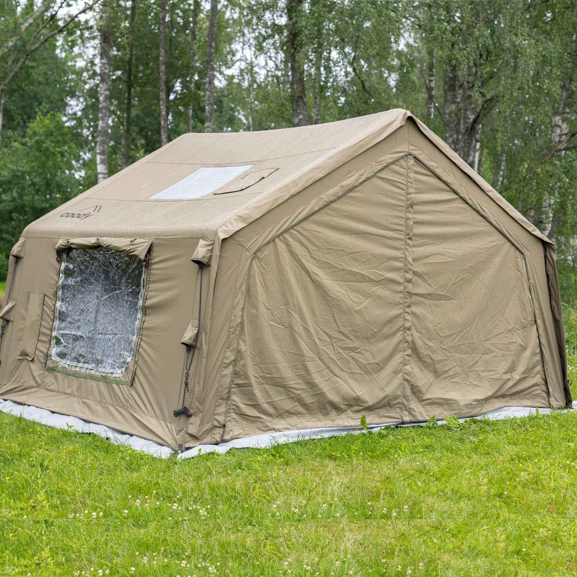 Coody 8.0 Forest Green - Inflatable Tent House for Camping 1-4 person | Backcountry Sportsman