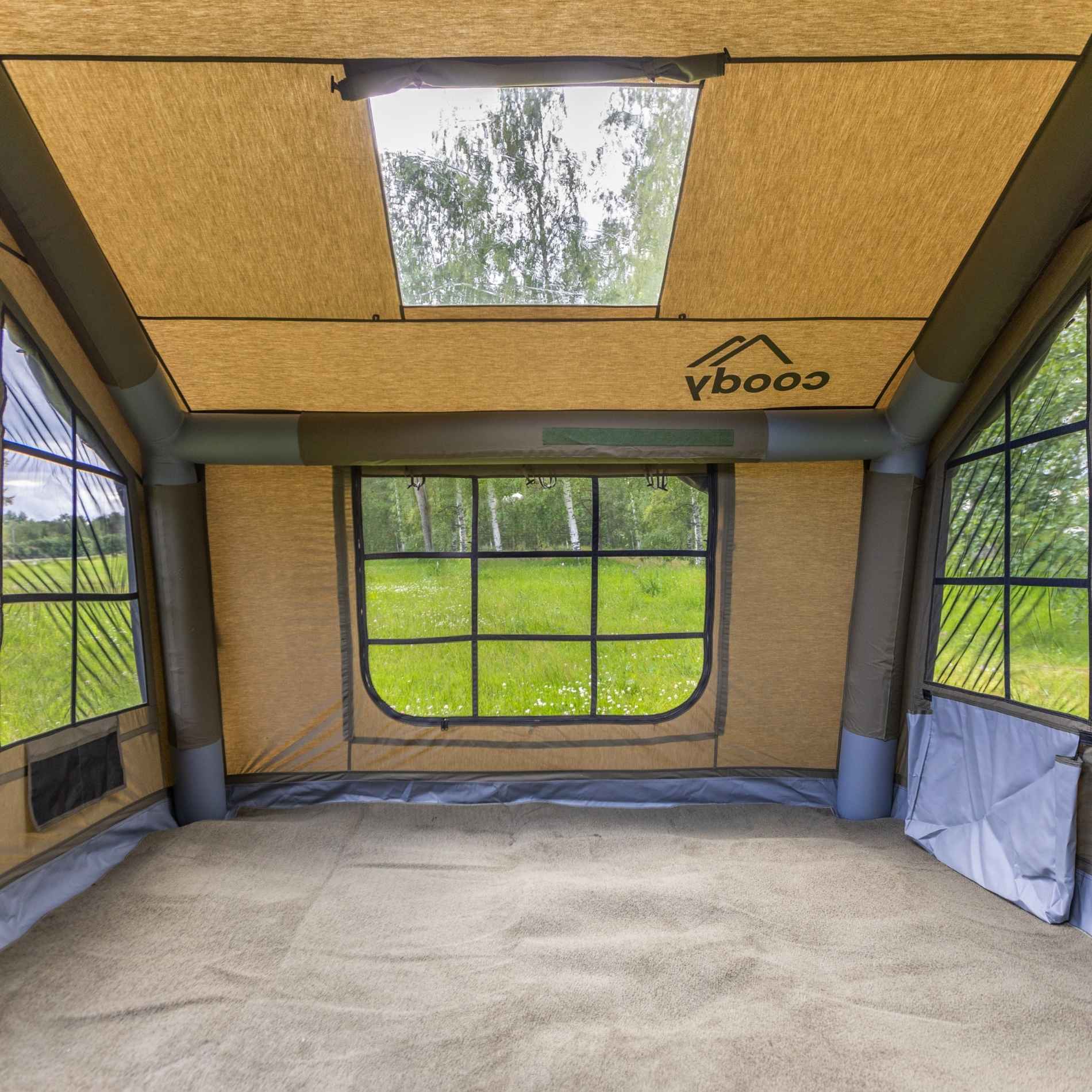 Coody 8.0 Forest Green - Inflatable Tent House for Camping 1-4 person | Backcountry Sportsman