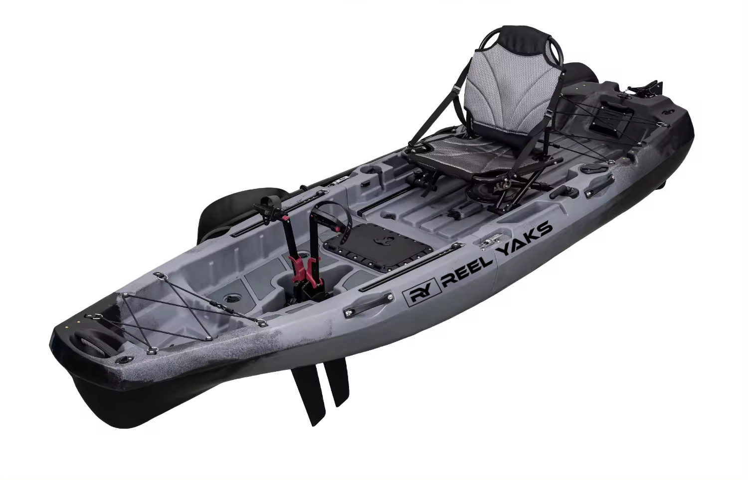 10ft Radar Modular Fin Drive Pedal Fishing Kayak | 430lbs Capacity | 2 Piece