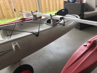 Kayak Stabilizer Float Package - Yellow Floats - 45" Universal Receiver | Backcountry Sportsman