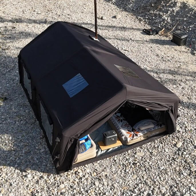 Coody 17.2 (Koala-7) Black Inflatable Tent House for Camping (2-10 person) | Backcountry Sportsman
