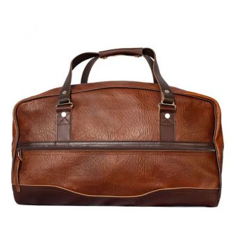 Bison Leather Weekender Duffel | Backcountry Sportsman