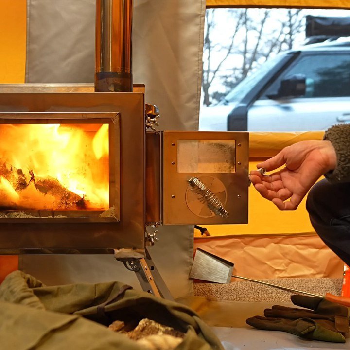 Coody 13.6 | RBM Outdoors Inflatable tent Koala 5 Beige + Stove Caminus M | Backcountry Sportsman