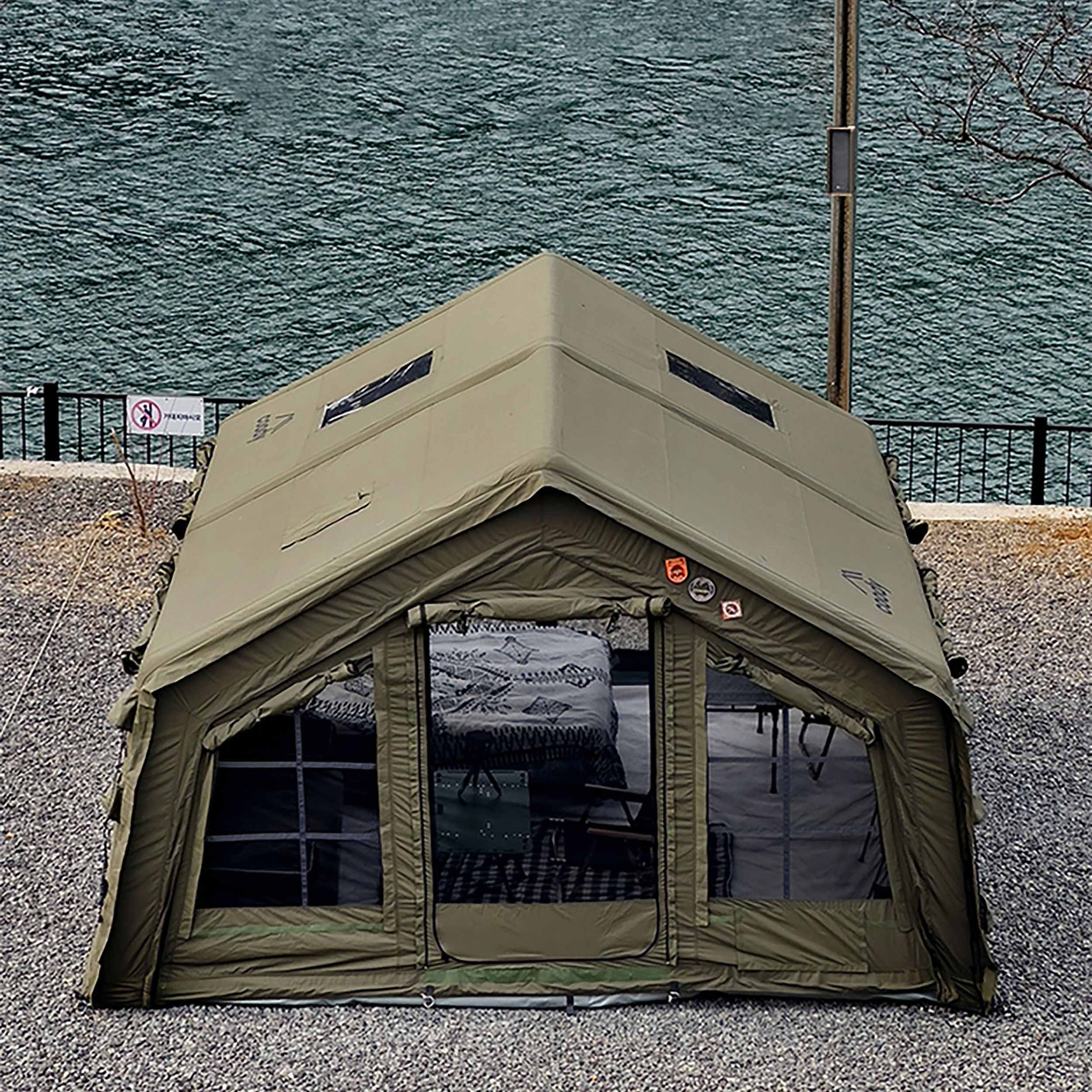 Coody 17.2 (Koala-7) Forest Green Inflatable Tent House for Camping (2-10 person) | Backcountry Sportsman