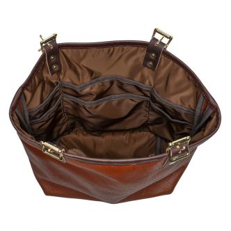 Bison Leather Travel Tote | Backcountry Sportsman