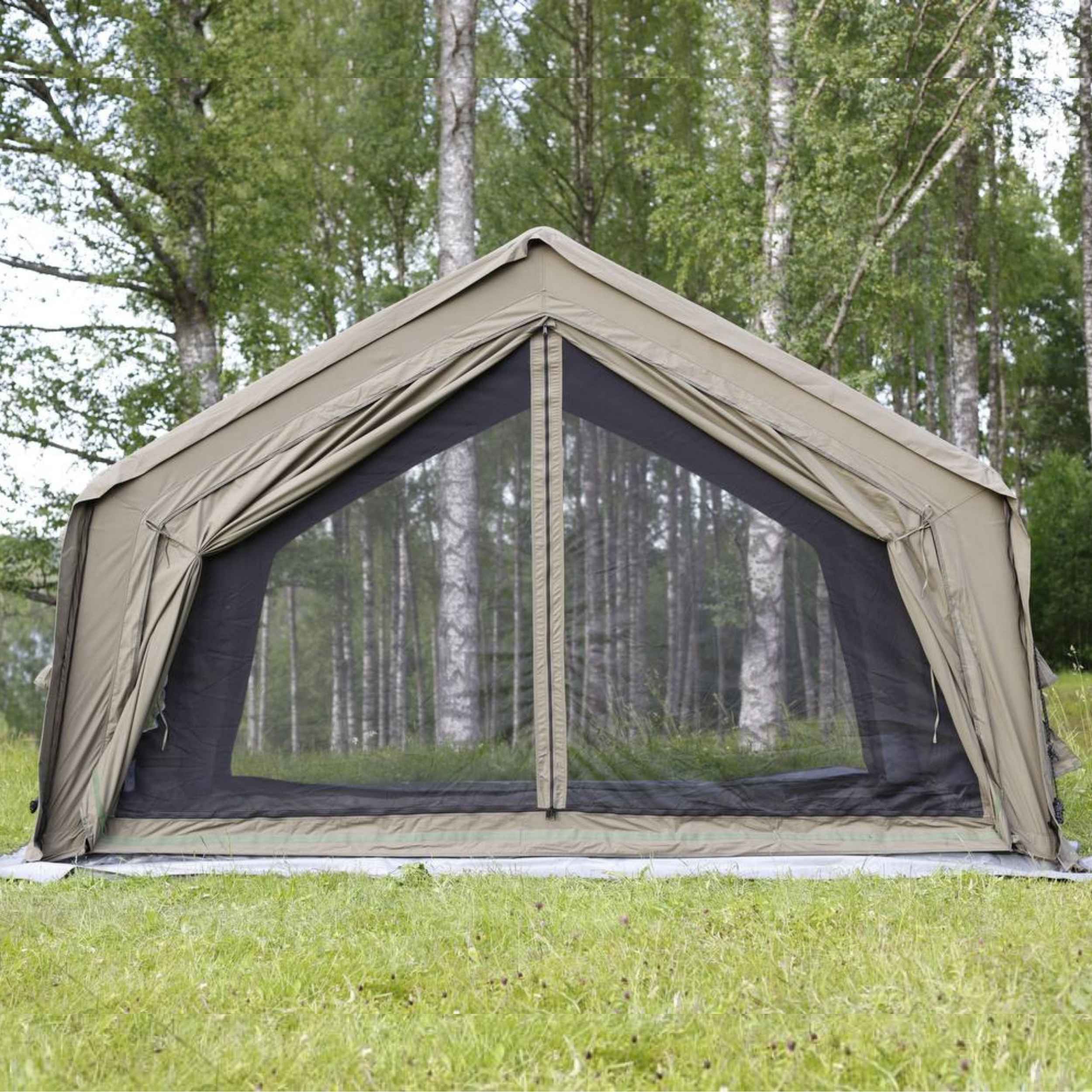 Coody 10.0 Forest Green+Ground Sheet PVC+Carpet+Electric Pump