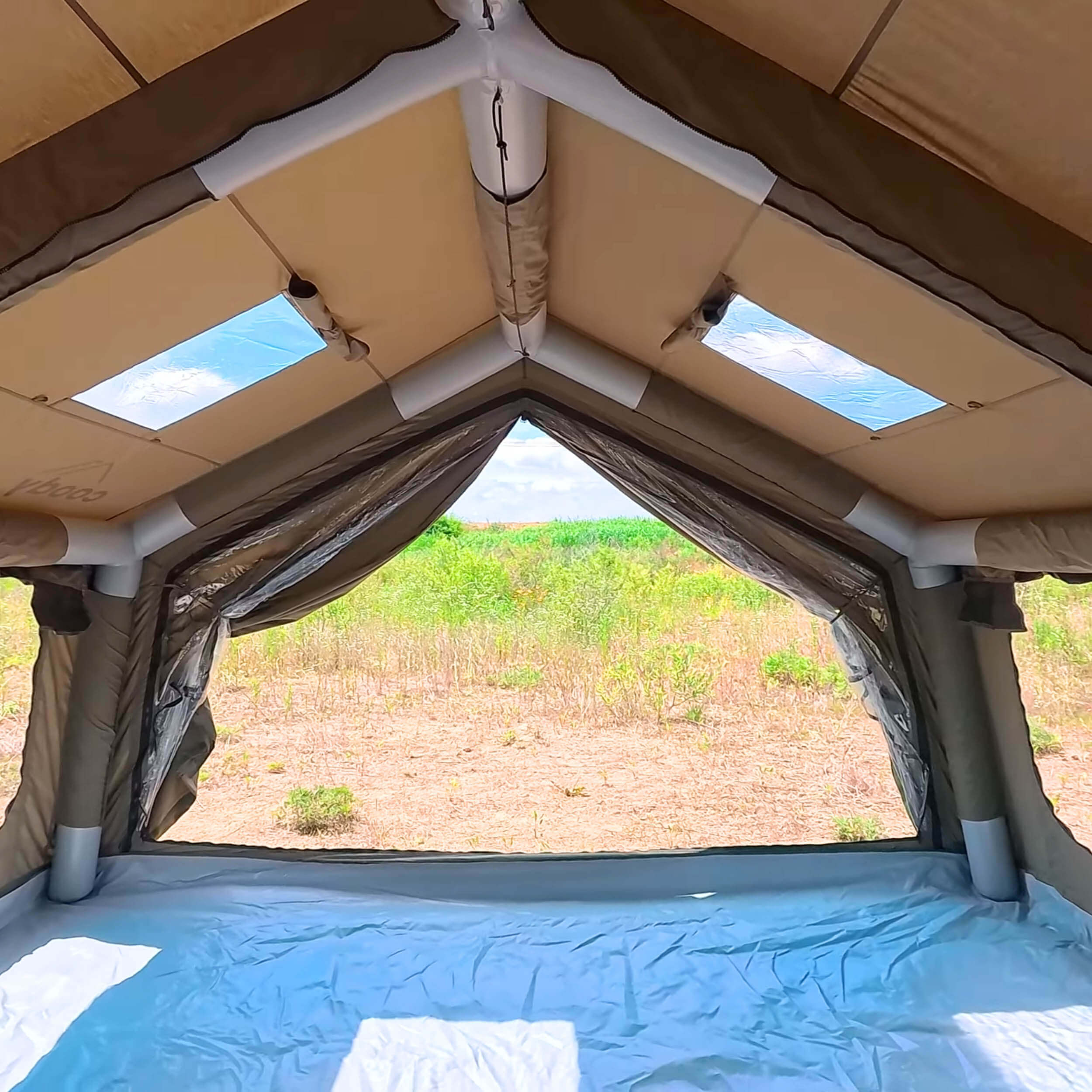 Coody 13.6 (Koala-5) Forest Green Inflatable Tent House for Camping (2-8 person) | Backcountry Sportsman