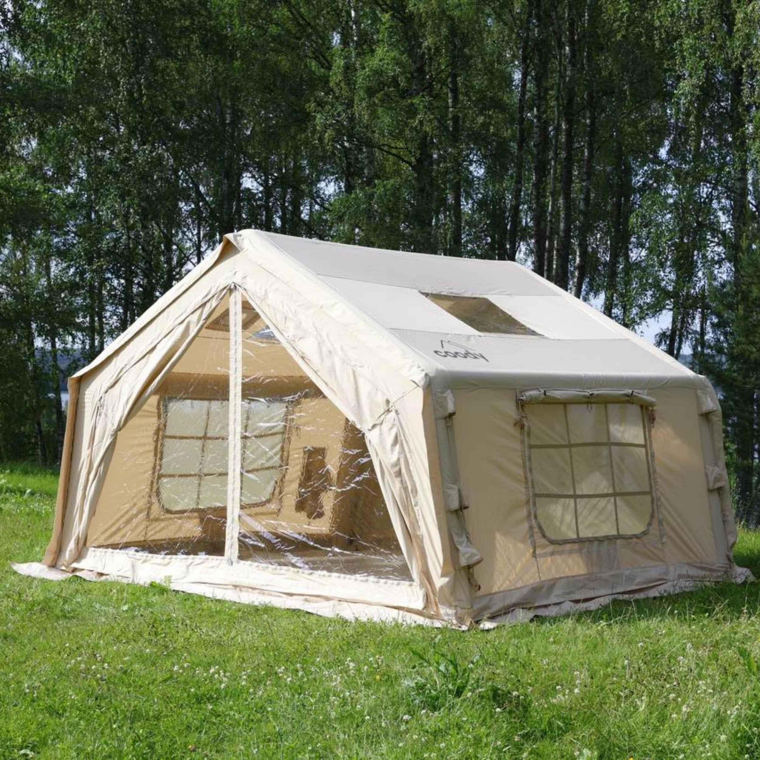 Coody 10.0 Beige+Ground Sheet PVC+Carpet+Electric Pump
