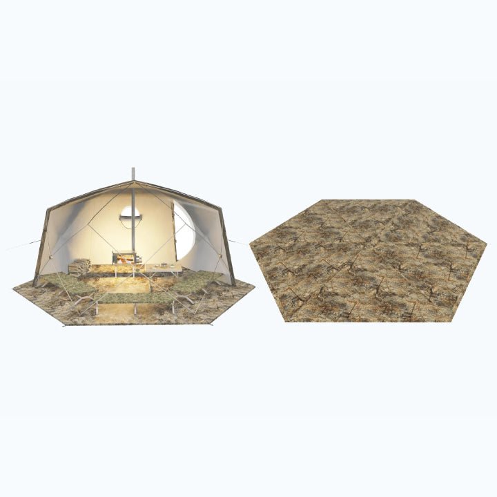 Three-Layer Floor for "Hexagon" Tent. | Backcountry Sportsman