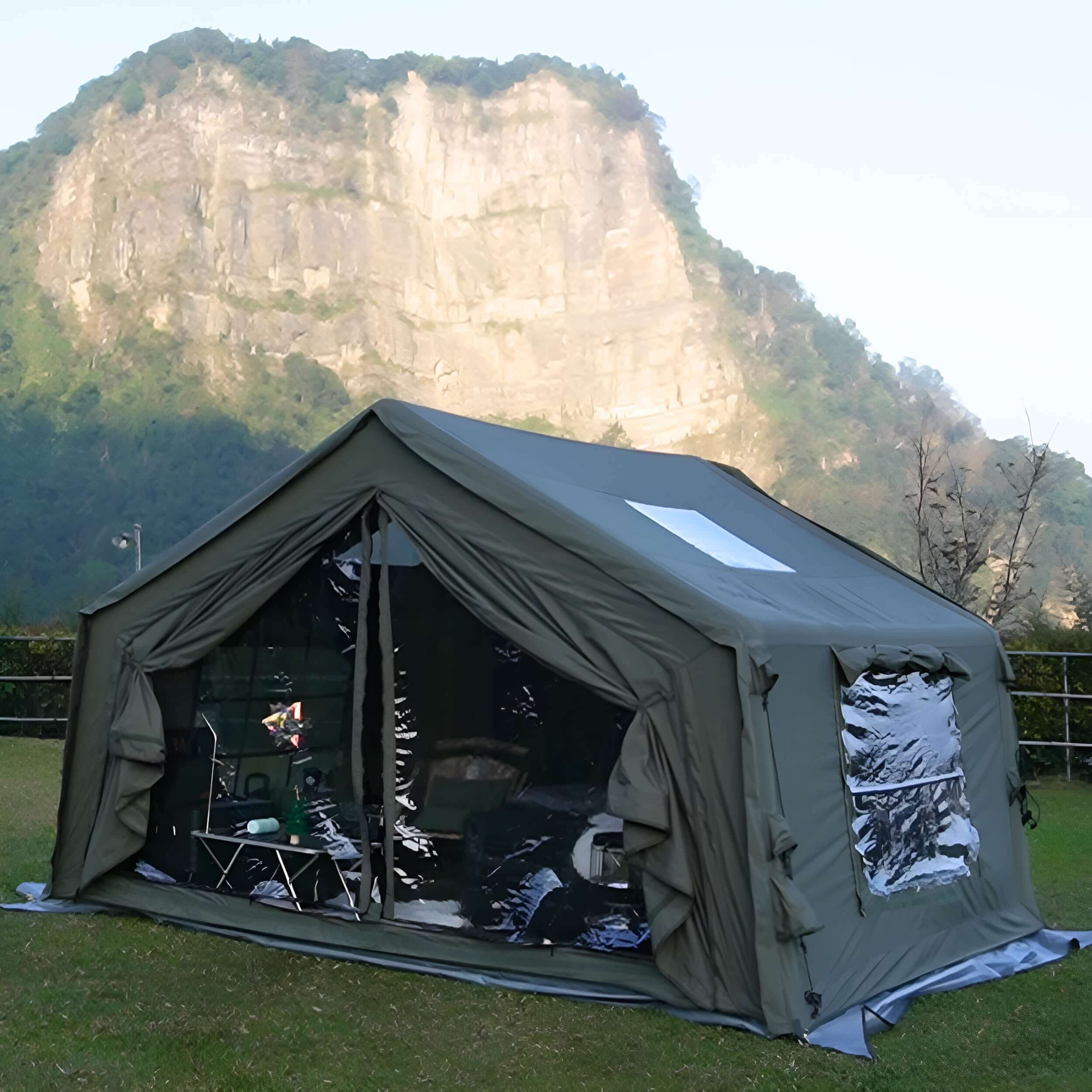 Coody 10 Forest Green Inflatable Tent House for Camping (2-4 person) | Backcountry Sportsman