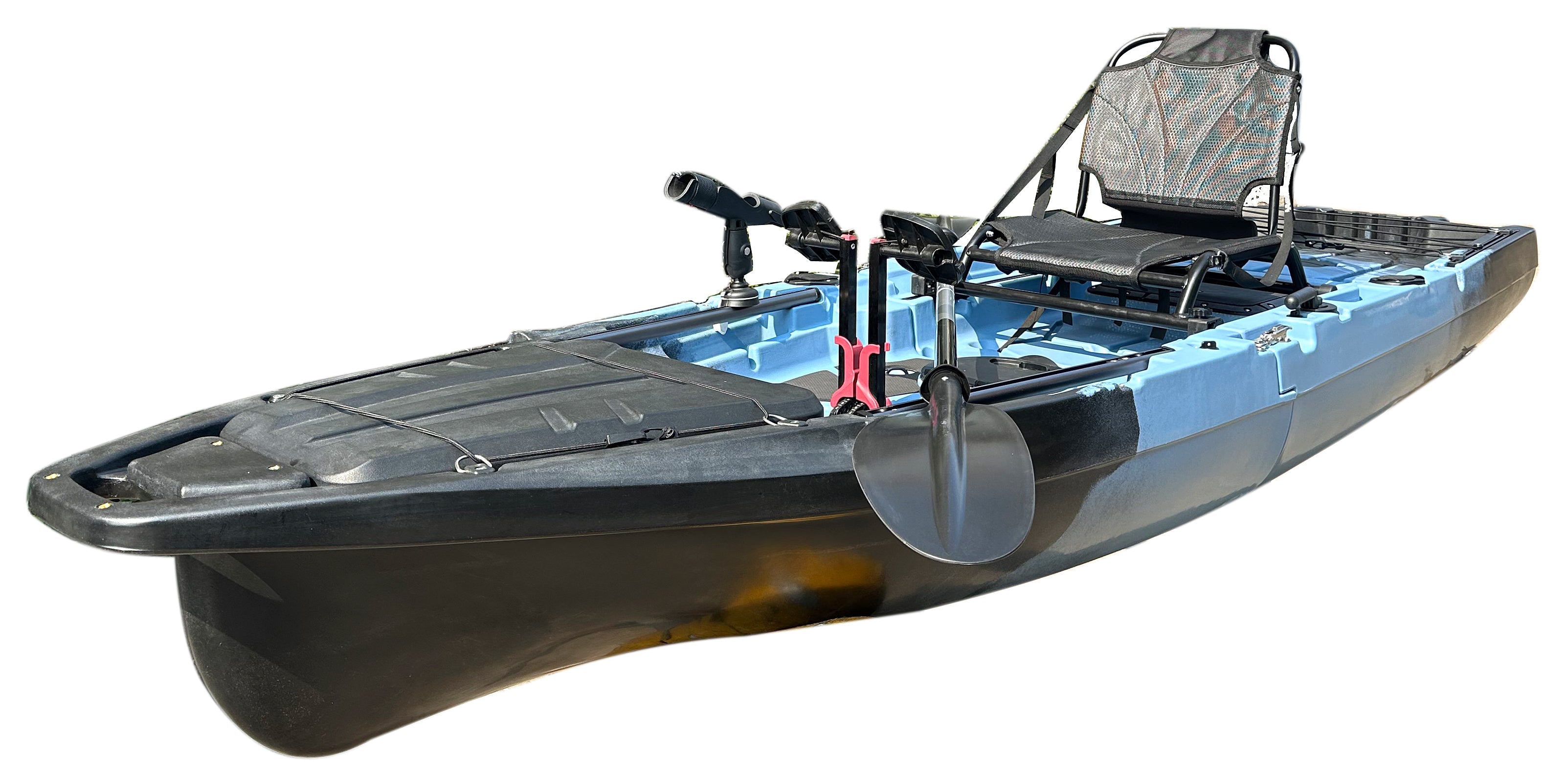 10ft Recon Modular Fin Drive Pedal Fishing Kayak | 430lbs Capacity | 2 Piece