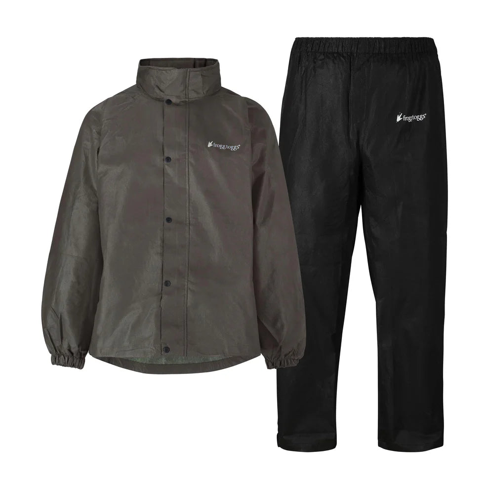 Men's Classic All-Sport Rain Suit | Stone / Black Pants