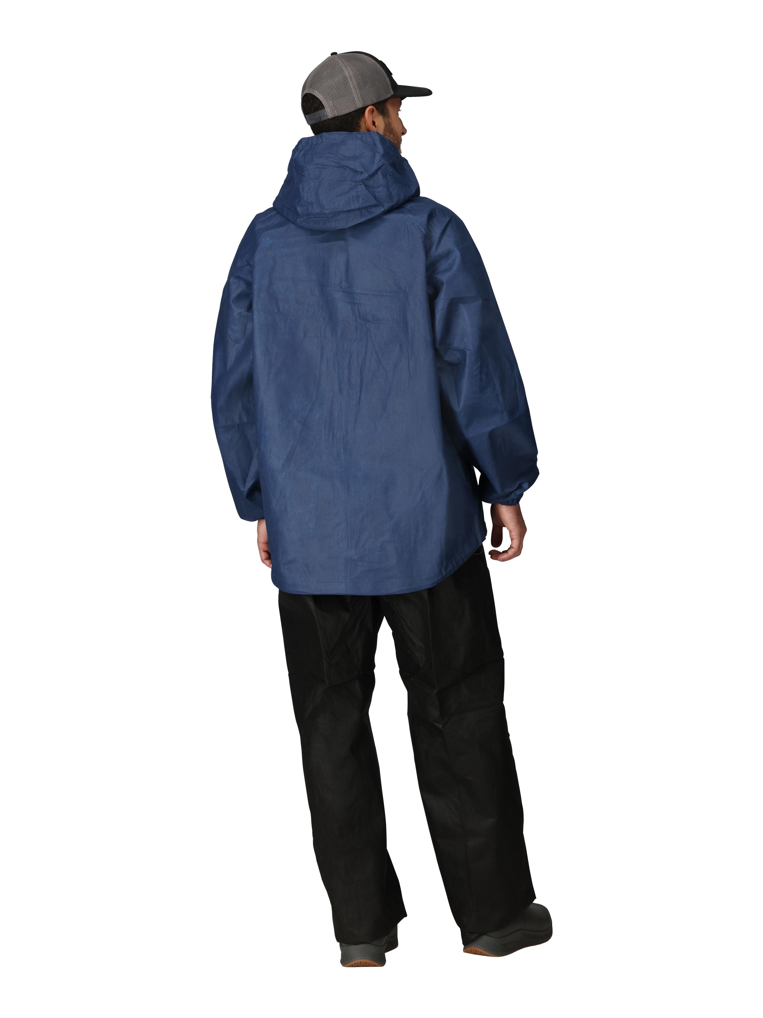 Men's Classic All-Sport Rain Suit | Royal Blue / Black Pants