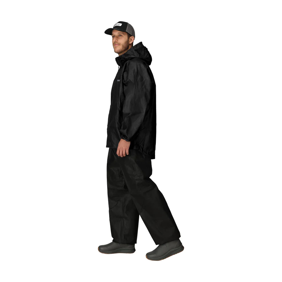 Men's Classic All-Sport Rain Suit | Black / Black Pants