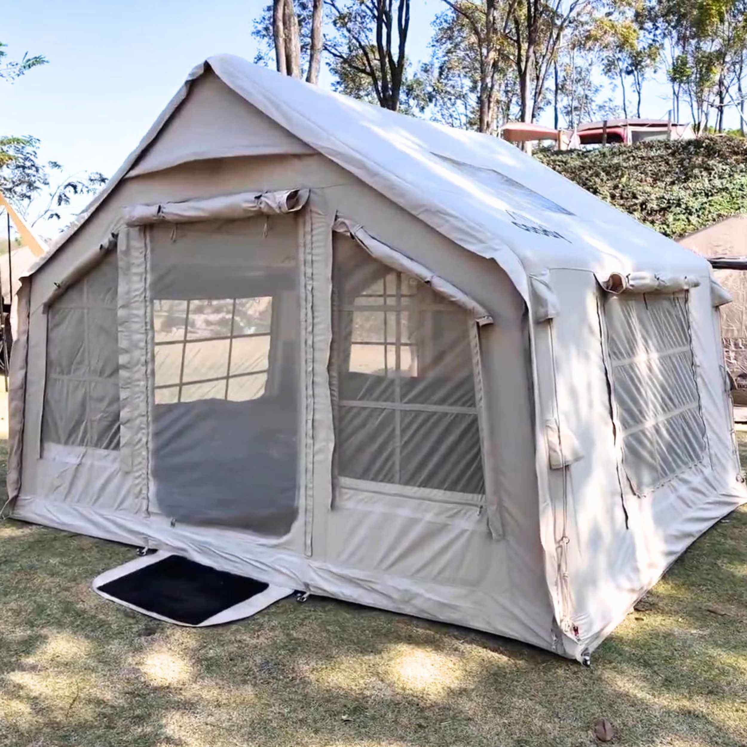 Coody 8.0 Beige Inflatable Tent House for Camping (1-4 person) | Backcountry Sportsman