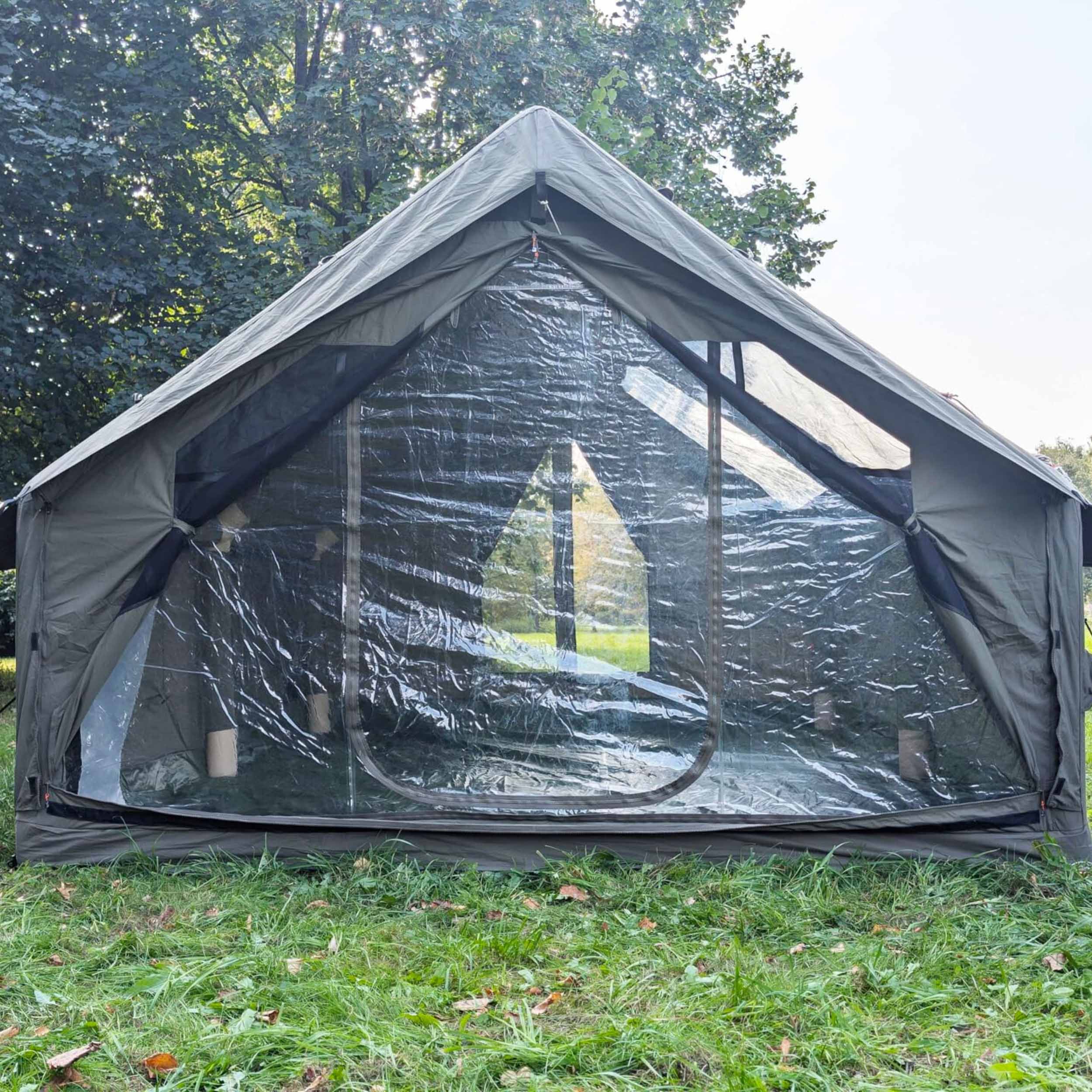 RBM Panda Large Forest Green + Stove Caminus M - Inflatable Tents for Camping with Stove | Backcountry Sportsman