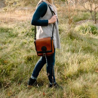 Bison Leather Mini Haversack | Backcountry Sportsman