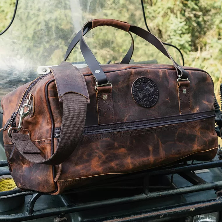 Heritage Leather Weekender Duffel | Backcountry Sportsman