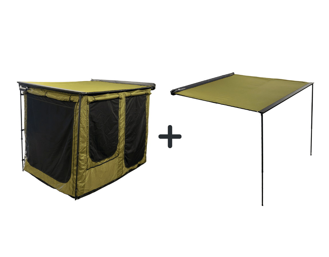 Bushman Awning 78" (78X98) + Room | Backcountry Sportsman
