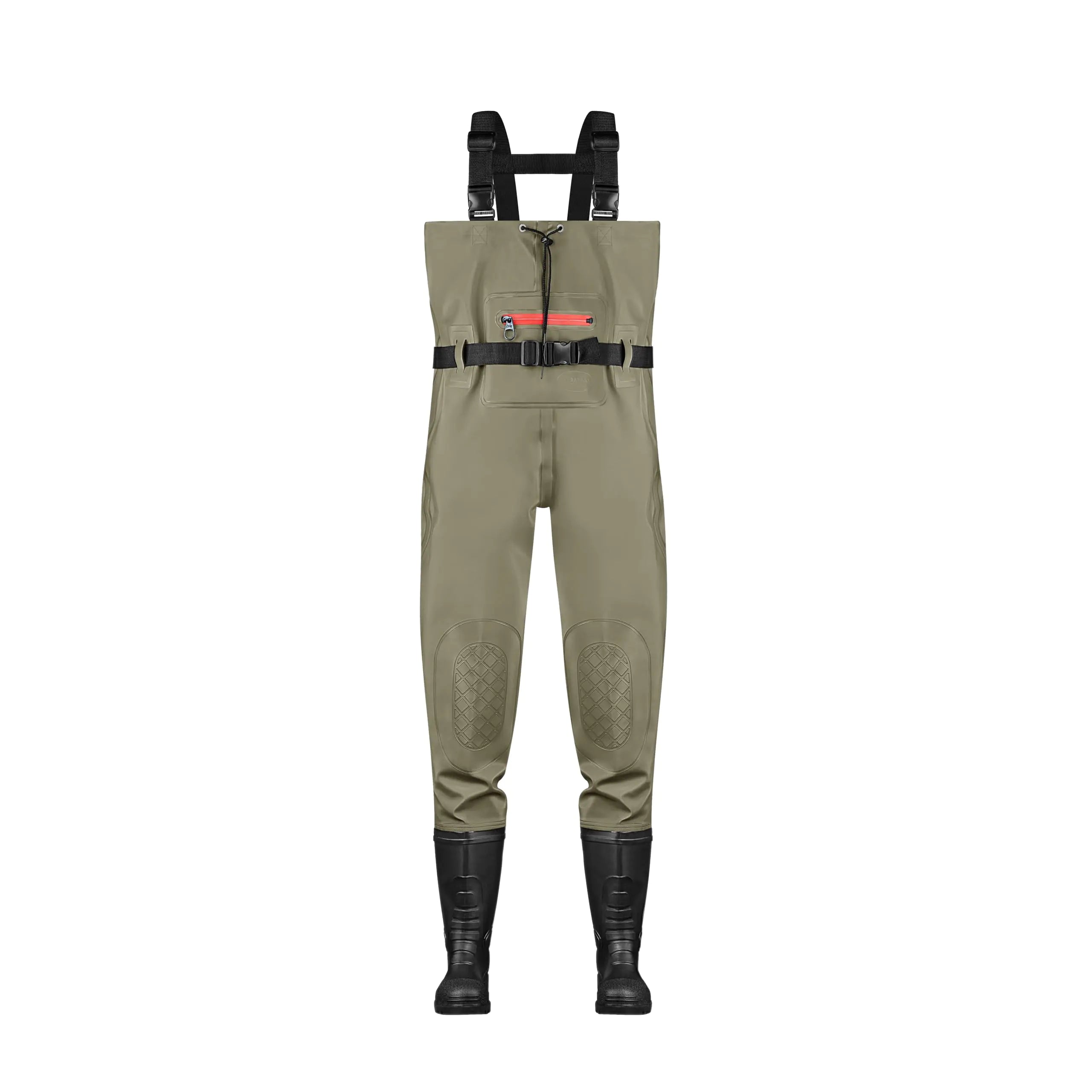 TerraTrax Fishing Chest Waders for Men & Women Waterproof Lightweight PVC Bootfoot Waders Durable Wader Pants with Boots for Fishing Hunting Size 12 | Backcountry Sportsman