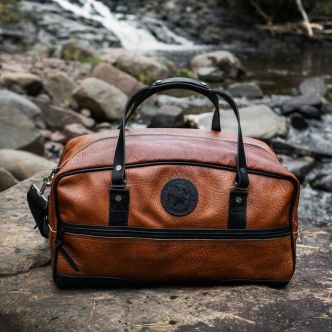 Bison Leather Weekender Duffel | Backcountry Sportsman