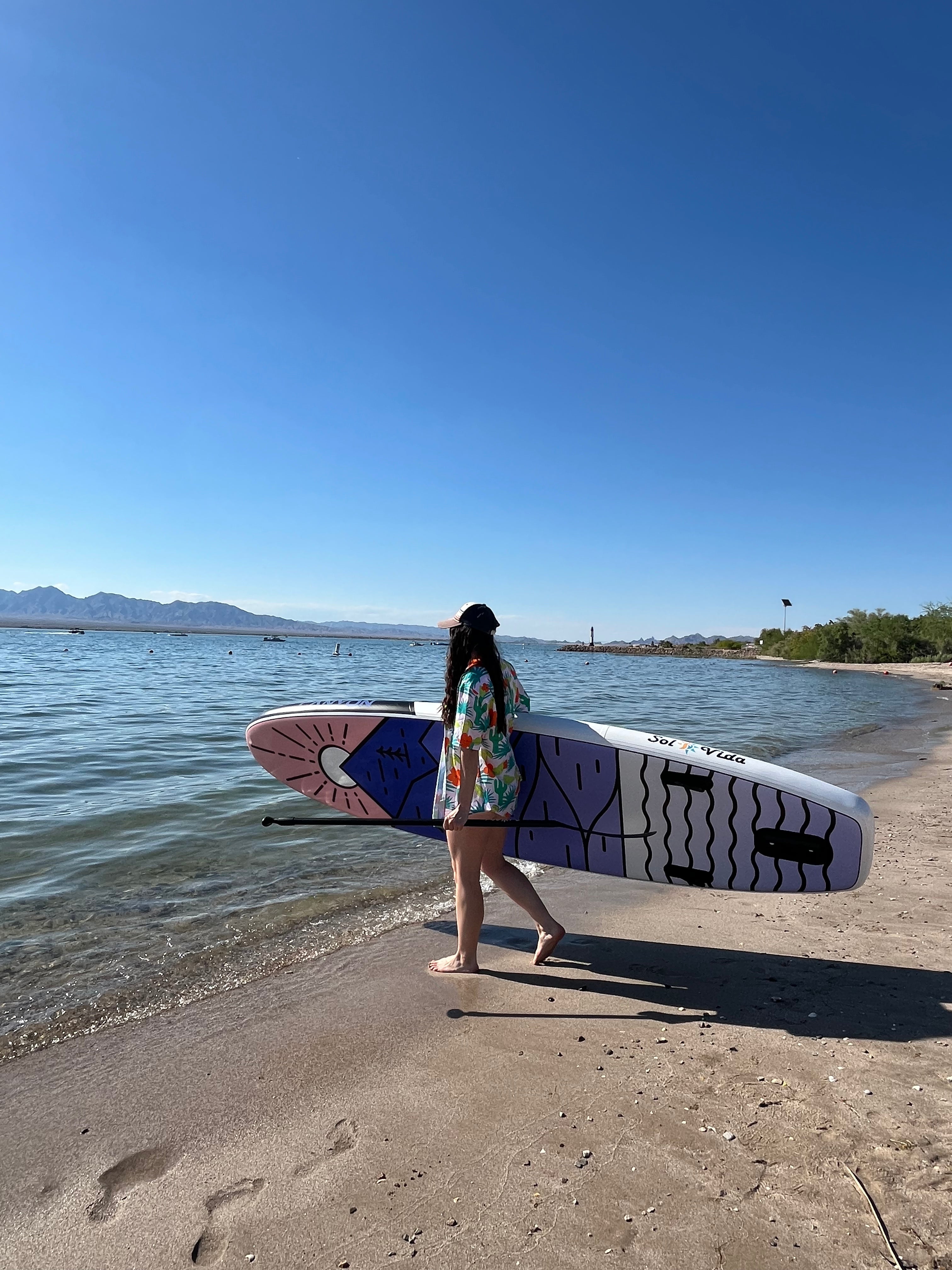 VidaGlide Canyon Pack: 10' 6'' Inflatable Paddle Board + Paddle, Pump, Detachable Fin, & Carrying Case | Backcountry Sportsman