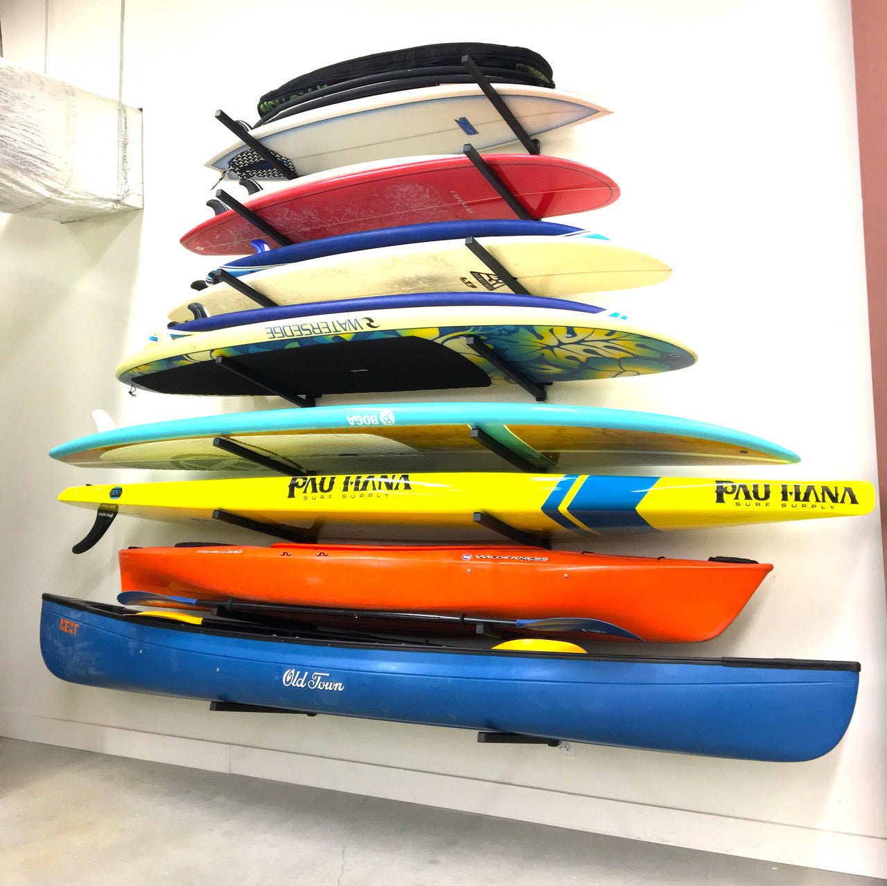 Kona SUP & Surfboard Storage | Indoor Adjustable Rack | 4 Level | Backcountry Sportsman