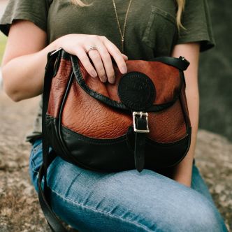 Bison Leather Medium Shell Purse | Backcountry Sportsman