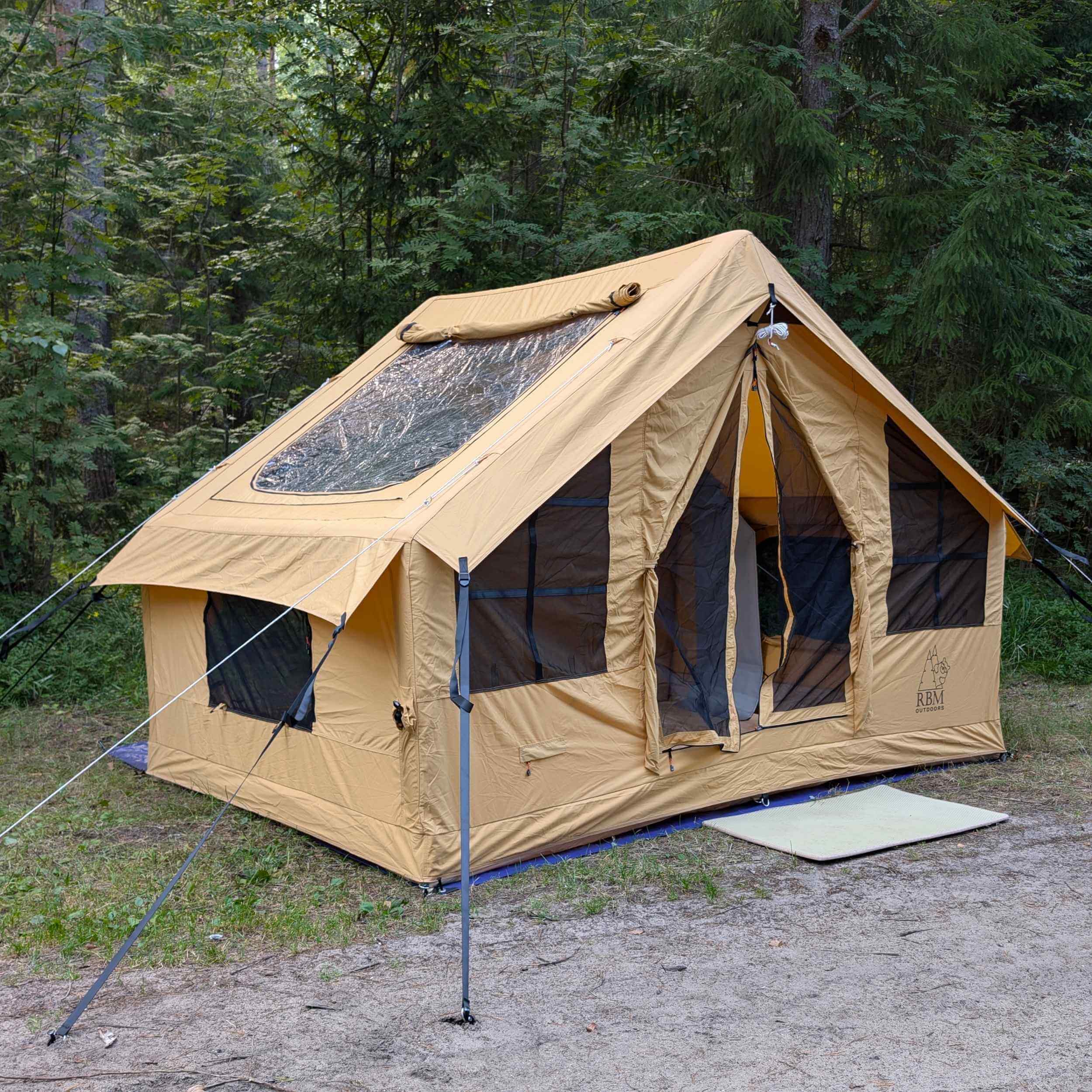 RBM Inflatable tent  Panda Medium Sunny Beige for 1-4 person | Backcountry Sportsman