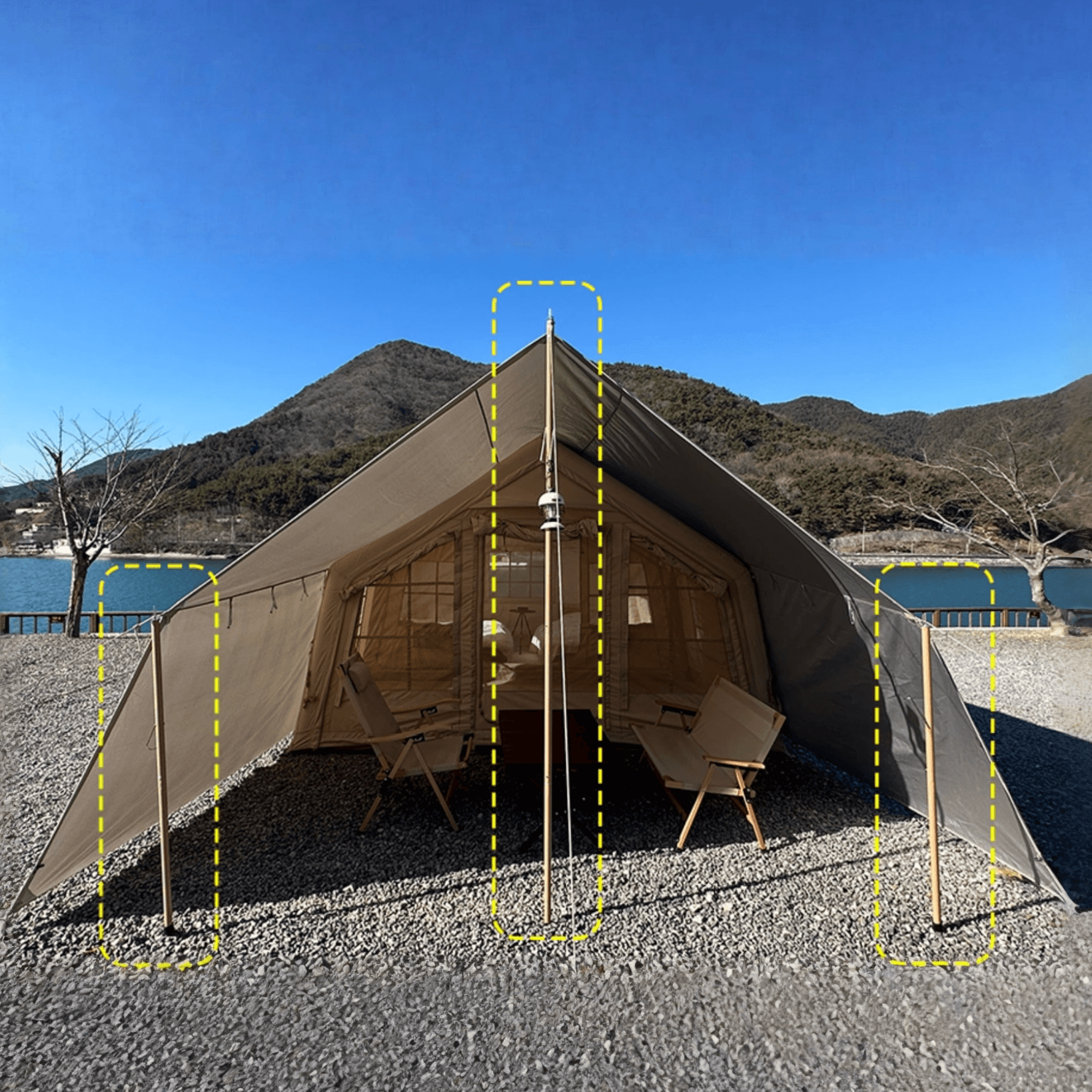 Coody pole tent