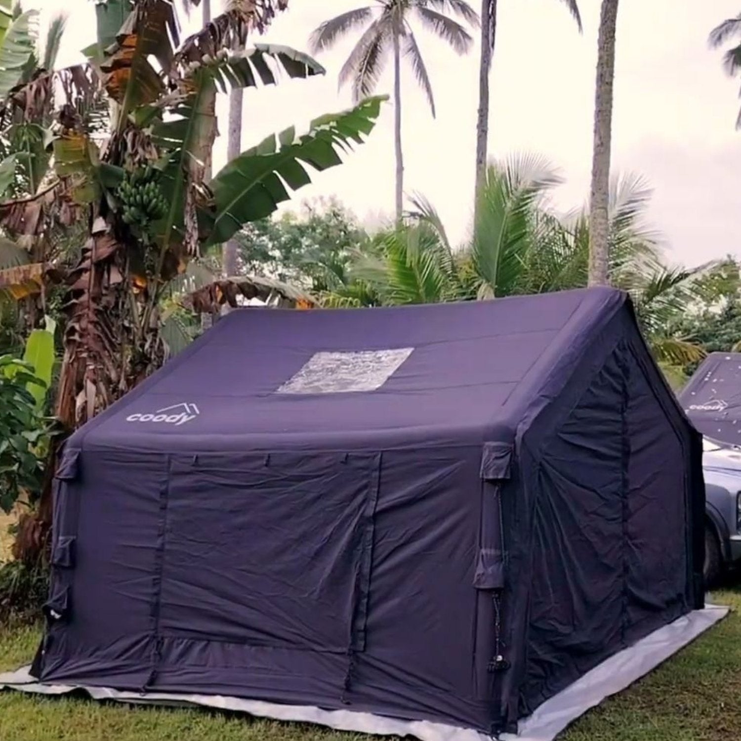 Coody 10 Black + Stove Caminus S - Inflatable Tents with Stove | Backcountry Sportsman