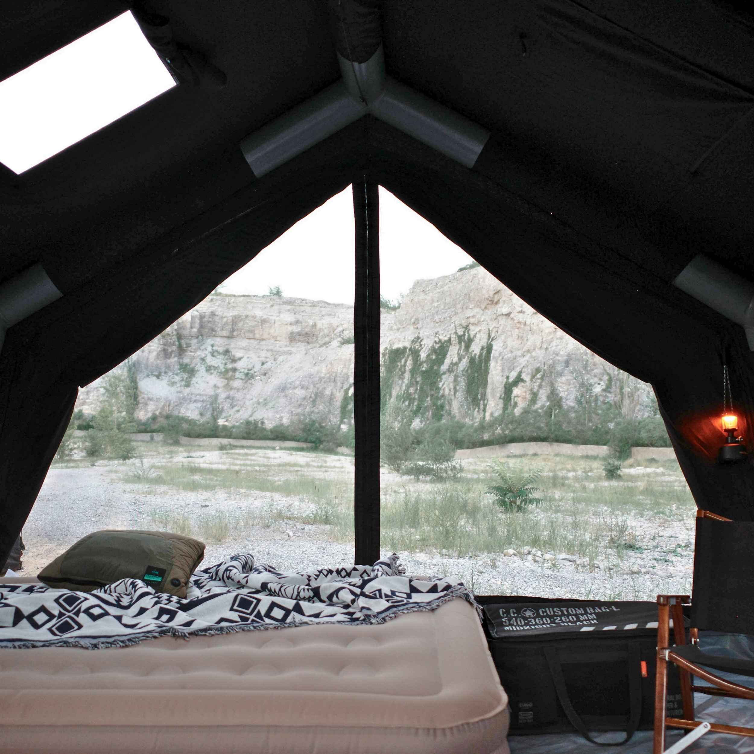 Coody 13.6 (Koala-5) Black Inflatable Tent House for Camping (2-8 person) | Backcountry Sportsman
