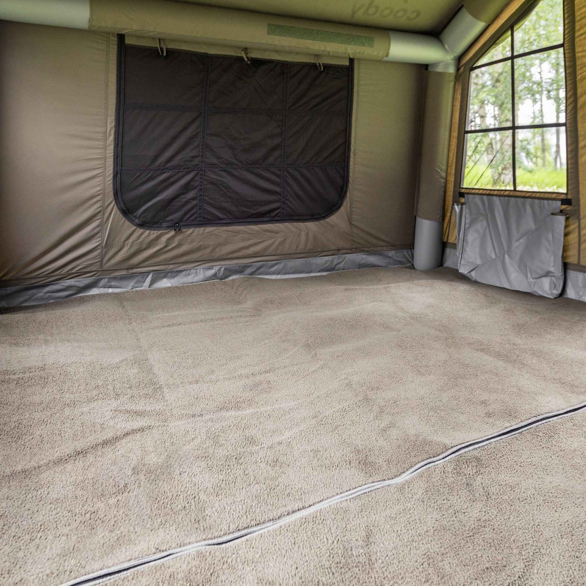 Coody Carpet – Tailored for Coody Familia AirTent 8.0 (Forest Green) | Backcountry Sportsman